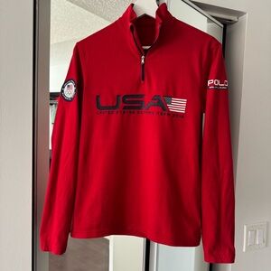Polo Ralph Lauren Red USA Olympic Team Longsleeve size XS